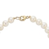 Thumbnail Image 2 of Men's Cultured Pearl Strand Bracelet 8mm 14K Yellow Gold 8.5&quot;