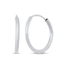 Thumbnail Image 1 of Children's Endless Hoop Earrings 14K White Gold 14mm