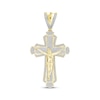 Thumbnail Image 1 of Men's Diamond Crucifix Charm 3/4 ct tw 10K Yellow Gold