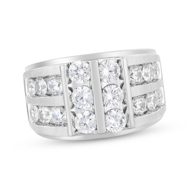 Men's Lab-Grown Diamonds by KAY Fashion Ring 3 ct tw 10K White Gold