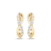 Thumbnail Image 2 of Our Story Together Diamond Twist Hoop Earrings 1/4 ct tw 10K Yellow Gold