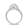 Thumbnail Image 3 of Round-Cut Diamond Double Oval Halo Engagement Ring 1-1/2 ct tw 14K White Gold