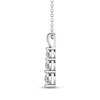 Thumbnail Image 2 of Memories, Moments, Magic Diamond Three-Stone Necklace 1/2 ct tw 10K White Gold 18&quot;