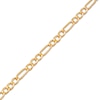 Thumbnail Image 2 of Children's Hollow Figaro Chain Bracelet 2.65mm 14K Yellow Gold 6&quot;