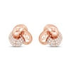 Thumbnail Image 1 of Le Vian Diamond Knot Earrings 1/4 ct tw 14K Strawberry Gold