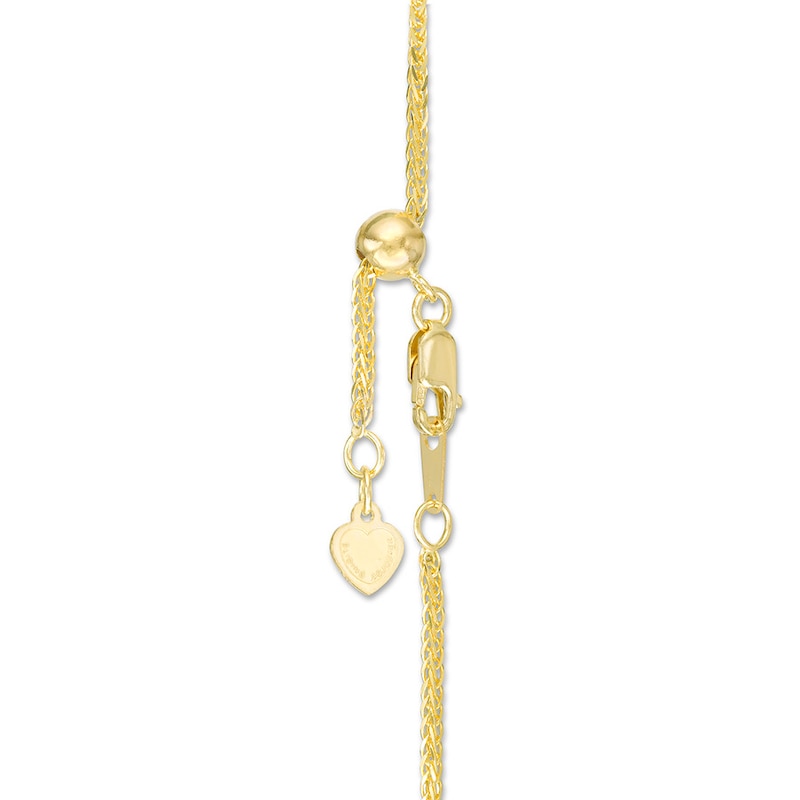 Solid Wheat Chain 14K Yellow Gold 26"