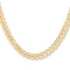 Thumbnail Image 0 of Solid Curb Chain Necklace 14K Yellow Gold 24"