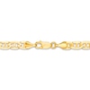 Thumbnail Image 2 of Solid Mariner Link Necklace 10K Yellow Gold 22&quot;