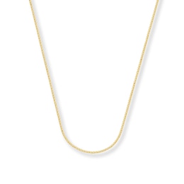 Solid Wheat Chain 14K Yellow Gold 18&quot;