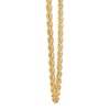 Thumbnail Image 1 of Semi-Solid Rope Chain Necklace 14K Yellow Gold 24"