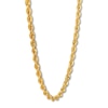 Thumbnail Image 2 of Semi-Solid Rope Chain Necklace 14K Yellow Gold 24"