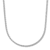 Thumbnail Image 1 of Semi-Solid Rope Chain Necklace 14K White Gold 22&quot;