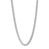 Thumbnail Image 3 of Semi-Solid Rope Chain Necklace 14K White Gold 22&quot;