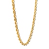 Thumbnail Image 3 of Semi-Solid Rope Chain Necklace 14K Yellow Gold 26&quot;