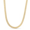 Thumbnail Image 1 of Solid Curb Chain Necklace 10K Yellow Gold 22&quot;