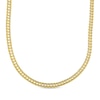 Thumbnail Image 1 of Semi-Solid Link Chain Necklace 10K Yellow Gold 22&quot;