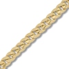 Thumbnail Image 2 of Hollow Cuban Chain Necklace 10K Yellow Gold 24&quot;