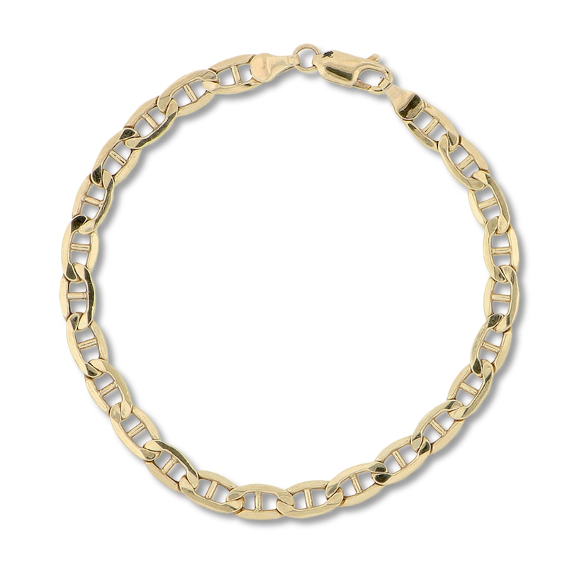 Men's 8.0mm Mariner Link Chain Necklace in 10K Gold - 22