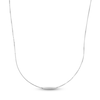 Thumbnail Image 1 of Solid Box Chain Necklace 14K White Gold 20&quot;