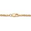 Thumbnail Image 2 of Semi-Solid Glitter Rope Chain Necklace 14K Yellow Gold 20&quot;