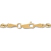 Thumbnail Image 2 of Semi-Solid Glitter Rope Chain Necklace 14K Yellow Gold 20"