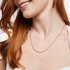 Thumbnail Image 4 of Semi-Solid Glitter Rope Chain Necklace 14K Yellow Gold 20"