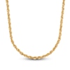 Thumbnail Image 1 of Semi-Solid Glitter Rope Chain Necklace 14K Yellow Gold 22&quot;