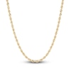 Thumbnail Image 1 of Semi-Solid Glitter Rope Chain Necklace 14K Yellow Gold 22&quot;