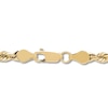 Thumbnail Image 3 of Semi-Solid Glitter Rope Chain Necklace 14K Yellow Gold 22&quot;