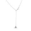 Thumbnail Image 1 of Solid Box Chain Necklace 14K White Gold 22&quot;