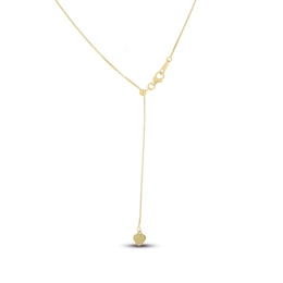 Solid Box Chain Necklace 14K Yellow Gold 22&quot;