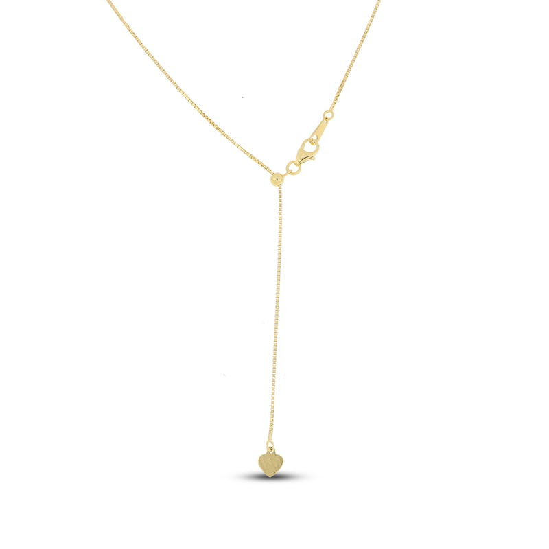 Main Image 1 of Solid Box Chain Necklace 14K Yellow Gold 22&quot;