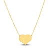 Thumbnail Image 1 of Mini Heart Necklace 14K Yellow Gold 18&quot;