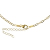 Thumbnail Image 2 of Oval Hollow Paperclip Necklace 10K Yellow Gold 18&quot;