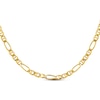 Thumbnail Image 1 of Solid Figaro Necklace 10K Yellow Gold 22&quot;