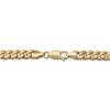 Thumbnail Image 2 of Solid Cuban Curb Chain Necklace 14K Yellow Gold 22"