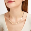 Thumbnail Image 3 of Solid Cuban Curb Chain Necklace 14K Yellow Gold 22"