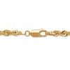 Thumbnail Image 2 of Semi-Solid Rope Chain Necklace 14K Yellow Gold 20&quot;