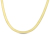 Thumbnail Image 1 of Solid Herringbone Necklace 14K Yellow Gold 20&quot;