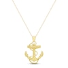 Thumbnail Image 1 of Anchor Necklace 10K Yellow Gold 18&quot;