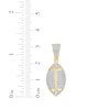 Thumbnail Image 3 of Diamond Football Charm 1/4 ct tw 10K Yellow Gold