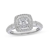 Thumbnail Image 1 of Multi-Diamond Center Engagement Ring 1 ct tw 14K White Gold