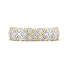 Thumbnail Image 3 of Diamond Crisscross Anniversary Ring 1/2 ct tw 14K Yellow Gold