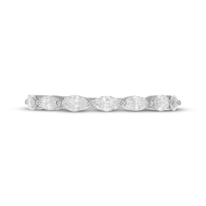 Main Image 3 of Neil Lane Artistry Marquise-Cut Lab-Grown Diamond Anniversary Band 3/4 ct tw 14K White Gold