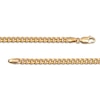 Thumbnail Image 1 of Hollow Cuban Curb Chain Necklace 3mm 10K Yellow Gold 24"