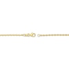 Thumbnail Image 3 of Solid Ellipse Bead Chain Necklace 14K Yellow Gold 18&quot;