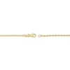 Thumbnail Image 2 of Solid Ellipse Bead Chain Necklace 14K Yellow Gold 20"