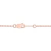 Thumbnail Image 3 of Diamond Curved Necklace 1/2 ct tw 14K Rose Gold 18&quot;