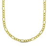 Thumbnail Image 0 of Semi-Solid Figaro Chain Necklace 3.2mm 18K Yellow Gold 20"