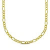 Thumbnail Image 1 of Semi-Solid Figaro Chain Necklace 3.2mm 18K Yellow Gold 22&quot;